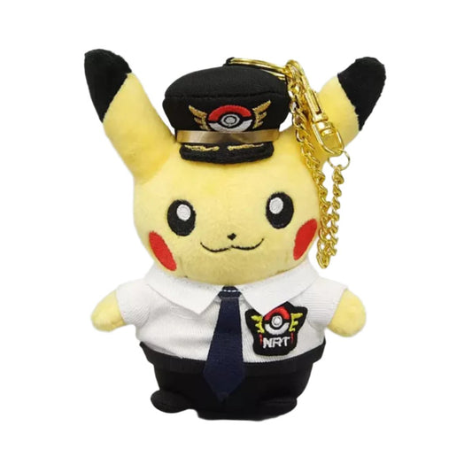 Pokémon Center Narita Airport Pikachu Official Keychain Plush Exclusive to Narita Airport Store Only!