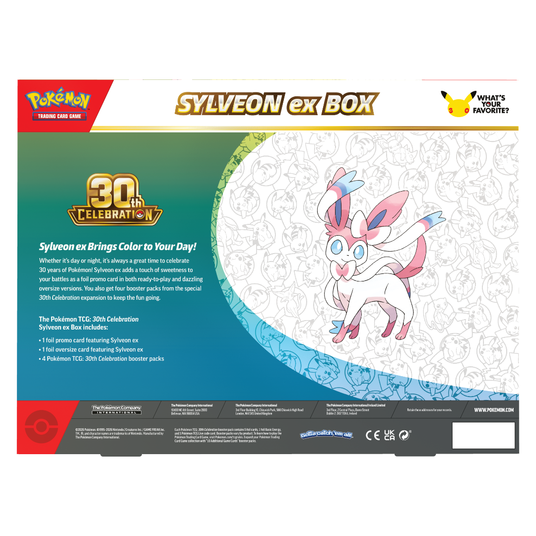 [Pre-Order] Pokémon 30th Celebration ex Box - Sylveon