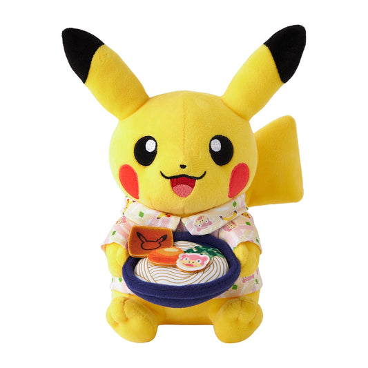 Pokemon Center Kagawa Udon Pikachu Official Plush (Exclusive)