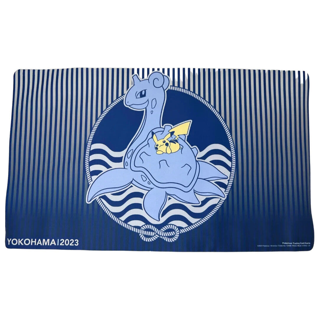 Pokémon Trading Card Game Official Playmat - Yokohama World Championships 2023 - Lapras & Pikachu
