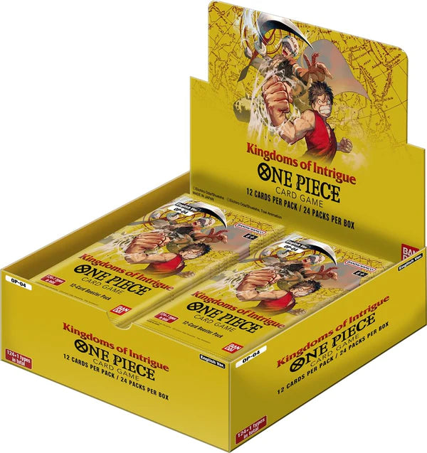 One Piece Card Game Kingdoms of Intrigue OP-04 Booster Box Official Factory Sealed [English]