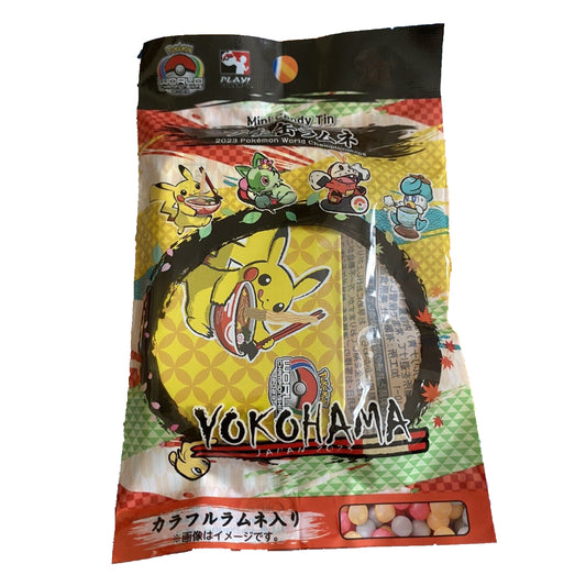 Pokémon Center Yokohama Worlds 2023 Tin Collection Pikachu (with sweets)