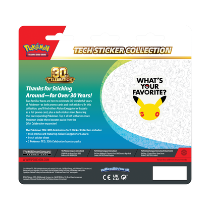 [Pre-Order] Pokémon 30th Celebration Sticker Collection - Alolan Exeggutor