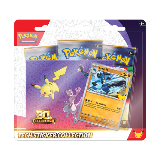 [Pre-Order] Pokémon 30th Celebration Sticker Collection - Lucario