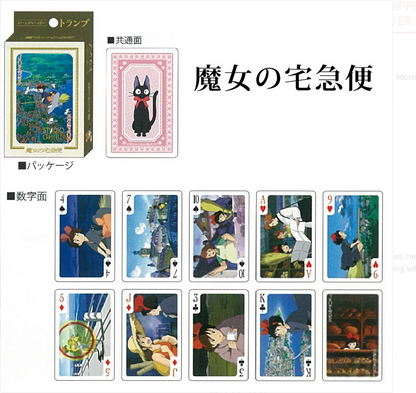 Studio Ghibli Playing Cards - Kiki's Delivery Service - Official Studio Ghilbi Mechandise Made in Japan