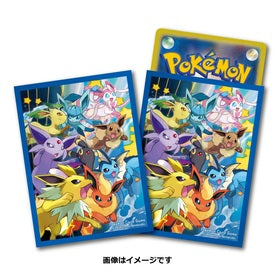 Pokémon Center Trading Card Game Official Card Sleeves x64 - Eeveelutions 2