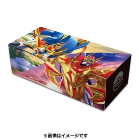 Pokémon Center Trading Card Game Official Long Deck/Storage Box - Zacian/Zamazenta