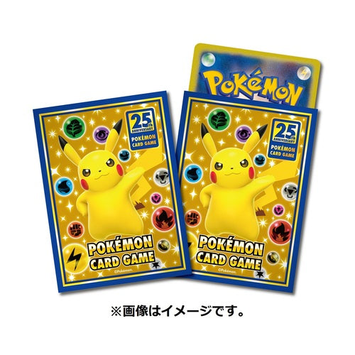 Pokémon Center Trading Card Game Official Card Sleeves x64 - 25th ANNIVERSARY COLLECTION