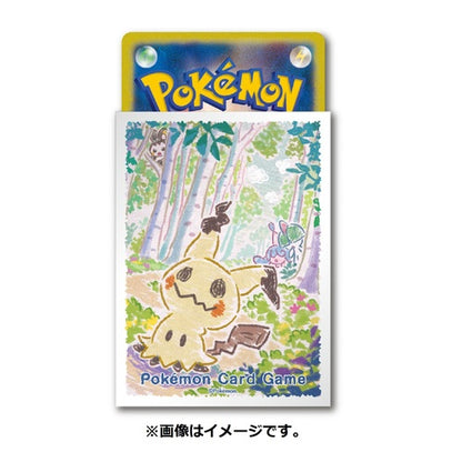 Pokémon Center Trading Card Game Official Card Sleeves x64 - Mimikyu in the Forest