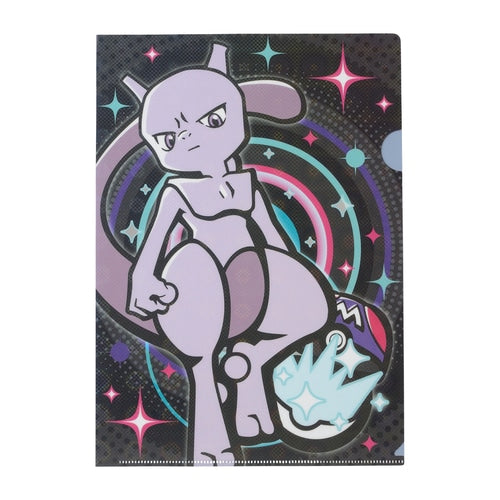 Pokémon Center Original A4 Clear File BALL FREAK Mewtwo Master Ball