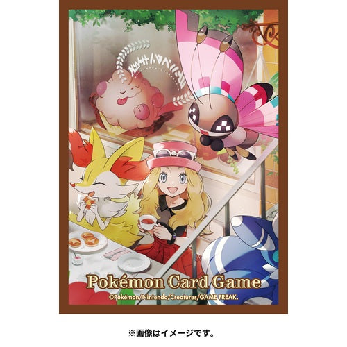 Pokémon Center Trading Card Game Official Card Sleeves x64 - Serena