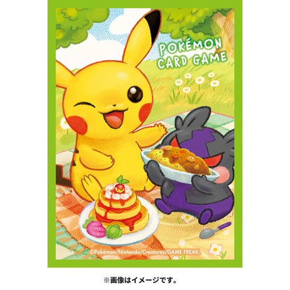 Pokémon Center Trading Card Game Official Card Sleeves x64 - Pikachu & Friends Picnic