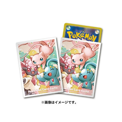 Pokémon Center Trading Card Game Official Card Sleeves x64 - Mew & Manaphy & Diancie
