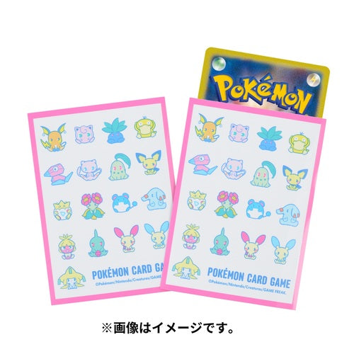 Pokémon Center Trading Card Game Official Card Sleeves x64 - Sodapop Pokédolls Collection