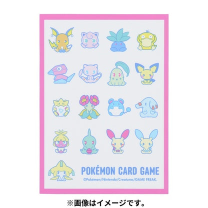 Pokémon Center Trading Card Game Official Card Sleeves x64 - Sodapop Pokédolls Collection