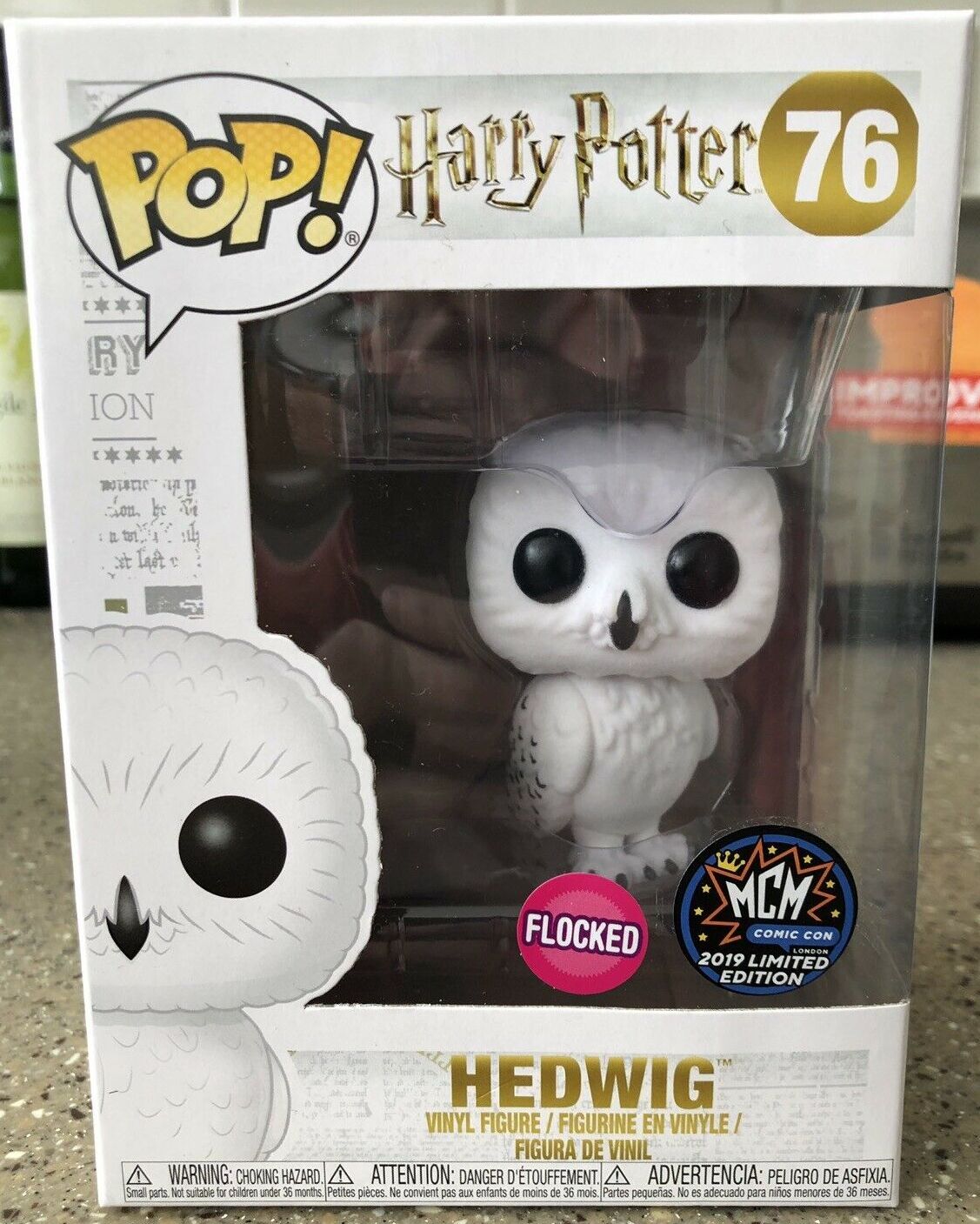 Harry Potter Pop! Vinyl Funko - Hedwig flocked MCM #76