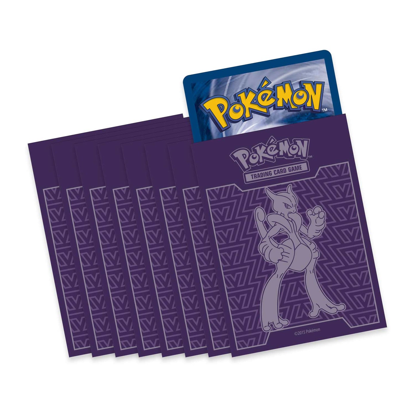 Pokemon Trading Card Game Official Card Sleeves x65 - Mewtwo X