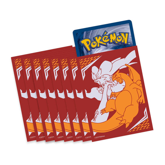 Pokemon Trading Card Game Official Card Sleeves x65 - Reshiram & Charizard