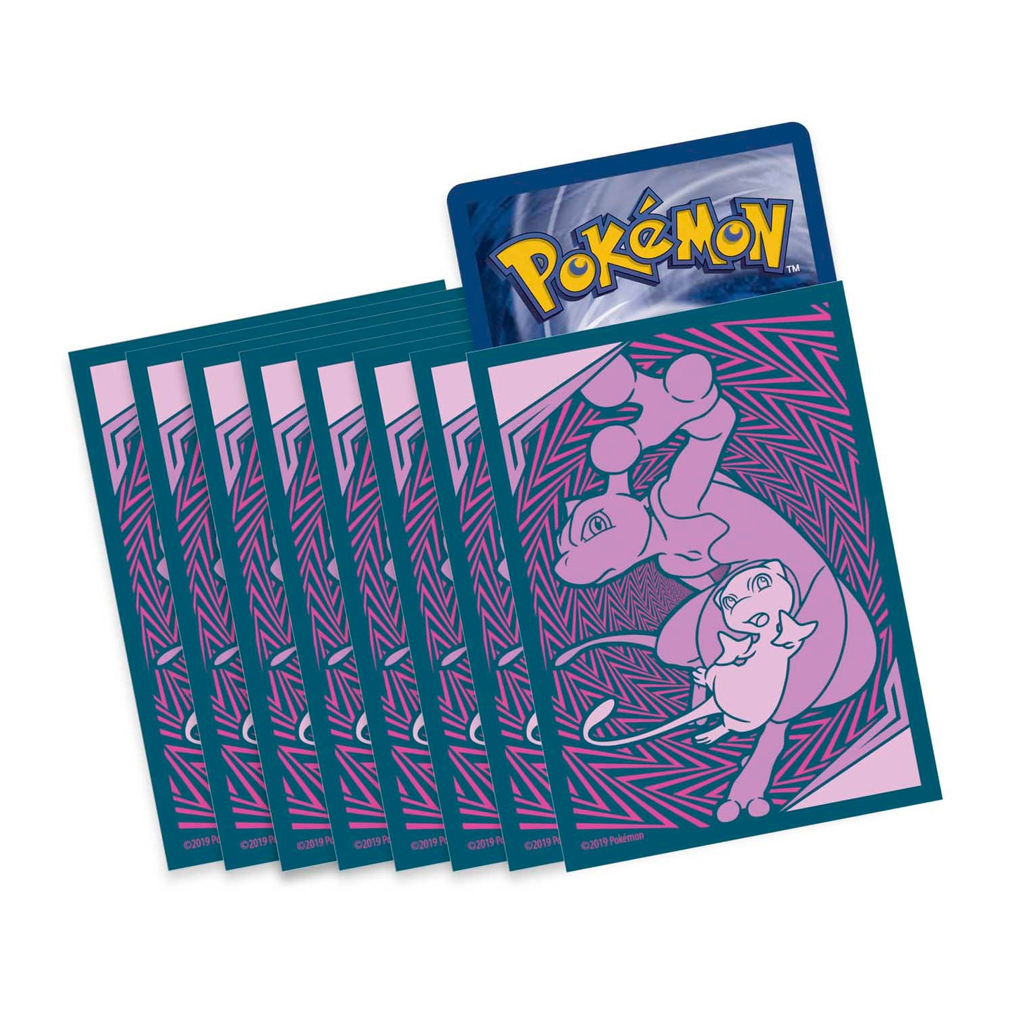 Pokemon Trading Card Game Official Card Sleeves x65 - Mewtwo & Mew