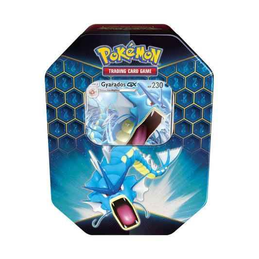 Pokémon S&M Hidden Fates Tin Gyarados Official Factory Sealed (Full Shrink Wrap)