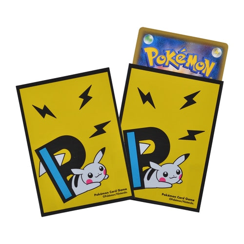 Pokémon Center Trading Card Game Official Card Sleeves x64 - PIKAPIKACHU YE