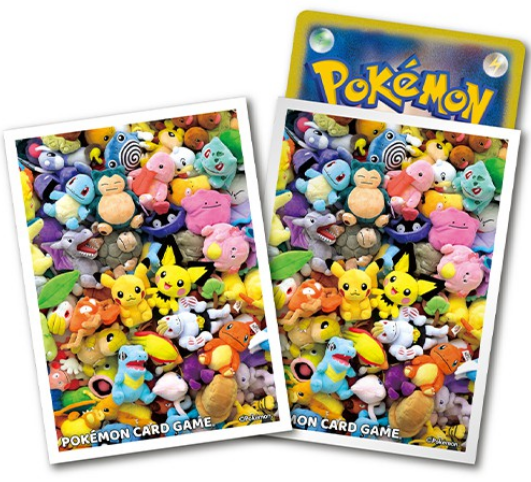 Pokémon Center Trading Card Game Official Card Sleeves x64 - Pokémon fit