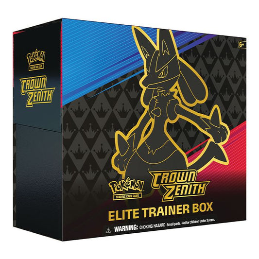 Pokémon Card Game Sword & Shield Crown Zenith Elite Trainer Box Official Factory Sealed