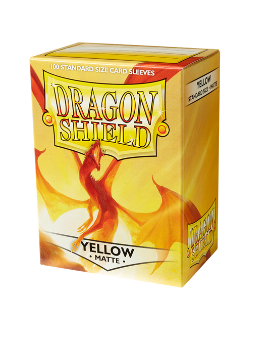 Dragon Shield Matte Sleeves - Yellow (100)