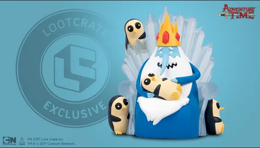 Adventure Time The Nice King and Gunter Figure Loot Crate Official Cartoon Network