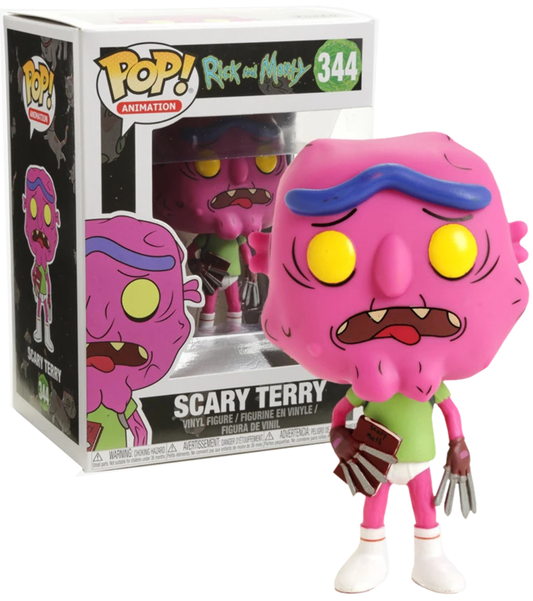 Rick and Morty Pop! Vinyl Animation Funko - Scary Terry (No Pants) Exclusive Sticker #344
