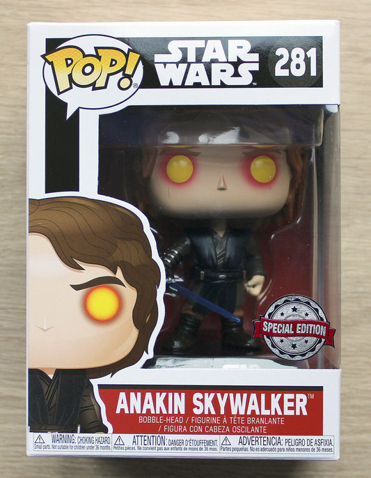 Star Wars Pop! Vinyl Funko - Anakin Skywalker Exclusive Sticker #281
