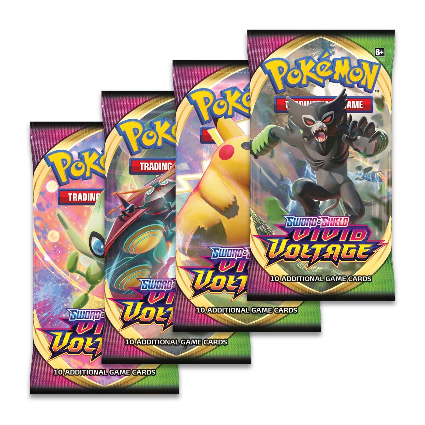 Pokémon Booster Pack S&S Vivid Voltage Official Factory Sealed